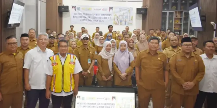 Kegiatan pelatihan peningkatan kompetensi K3 Aparatur DSDABMBK Tangsel